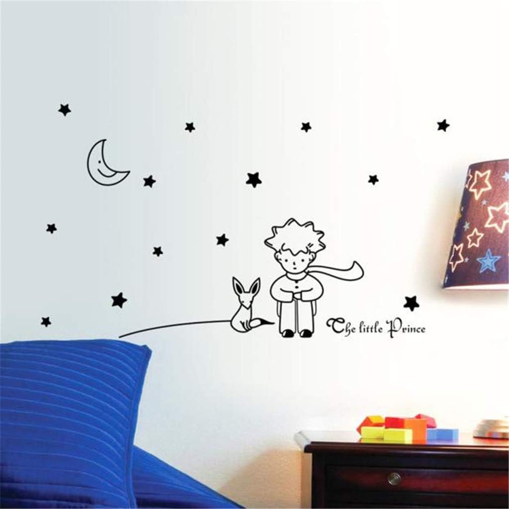 nacnic Pegatina de pared de El Principito estrellas luna niños decoración del hogar Navidad