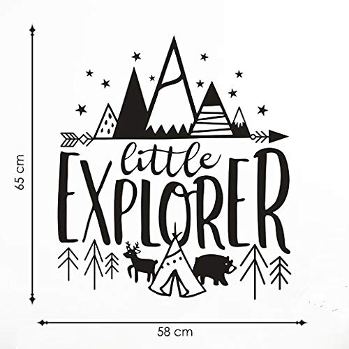 Nacnic Pegatina De Pared Estilo Nórdico Con Detalle De Bosque Para Niños Y Bebés