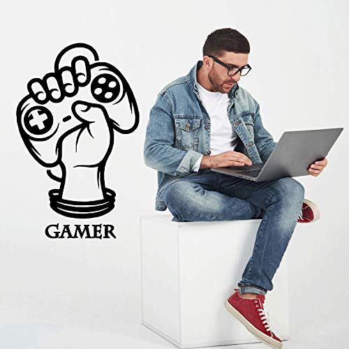 Nacnic Pegatina De Pared Estilo Nórdico Con Diseño De Mando De Consola Y Gaming