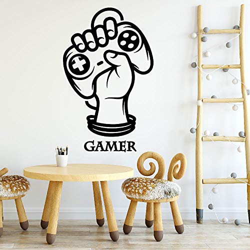 nacnic Pegatina de pared estilo nórdico con diseño de mando de consola y gaming