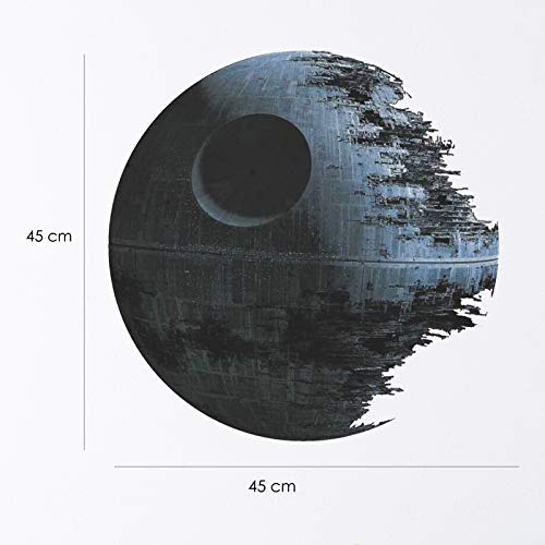 Nacnic Pegatina De Pared STAR WARS ESTRELLA DE LA MUERTE - Vinilo Decorativo Oficina Tiendas Habitacion