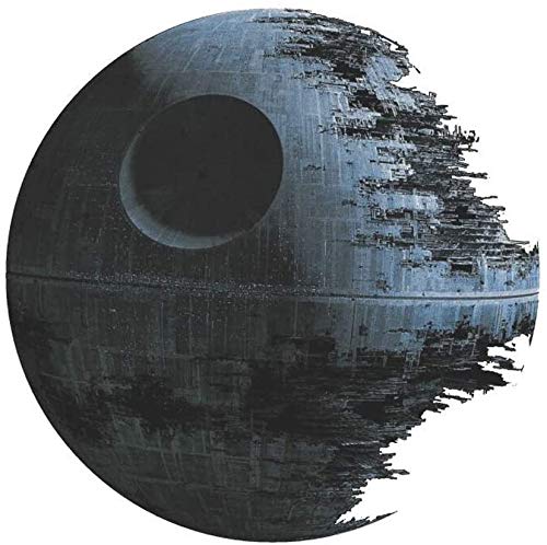 Nacnic Pegatina De Pared STAR WARS ESTRELLA DE LA MUERTE - Vinilo Decorativo Oficina Tiendas Habitacion