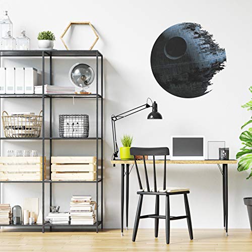 nacnic Pegatina de pared STAR WARS ESTRELLA DE LA MUERTE - Vinilo decorativo Oficina Tiendas Habitacion