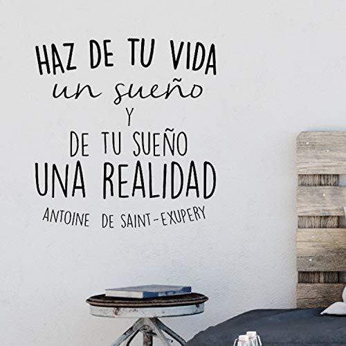 Nacnic Pegatina De Pared Vinilo Decorativo Con Frase Inspiradora