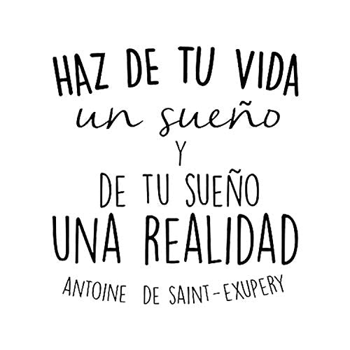 Nacnic Pegatina De Pared Vinilo Decorativo Con Frase Inspiradora