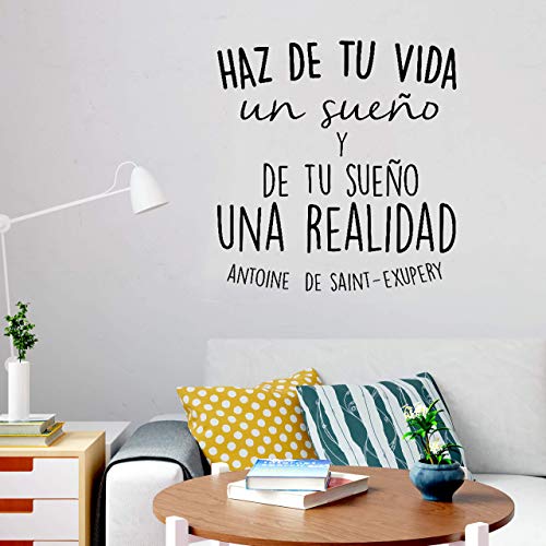 nacnic Pegatina de pared Vinilo Decorativo con Frase Inspiradora