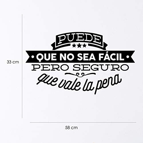 Nacnic Pegatina De Pared Vinilo Decorativo En Español Y Oficina