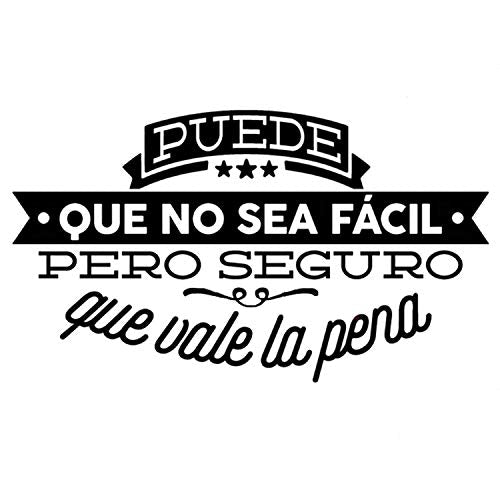 Nacnic Pegatina De Pared Vinilo Decorativo En Español Y Oficina