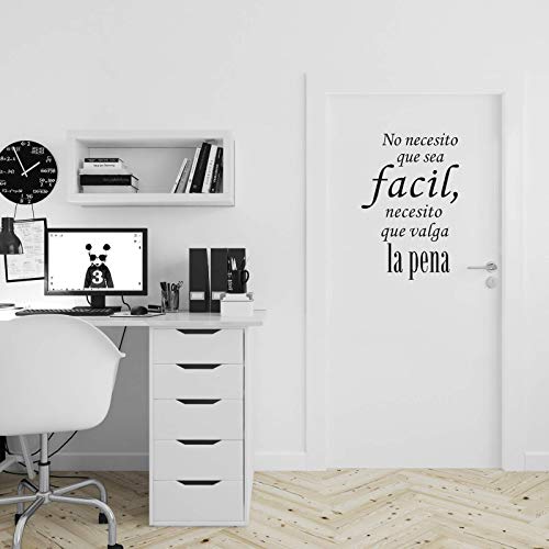 nacnic Pegatina de Pared Vinilo Decorativo en Español y Oficina