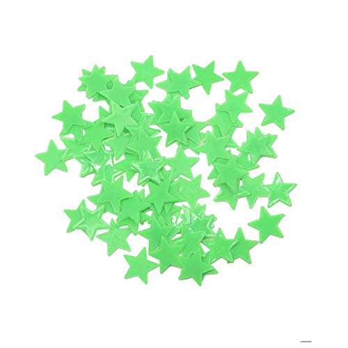 Nacnic Pegatinas De Pared 3D Estrellas Fluorescentes Amarillas