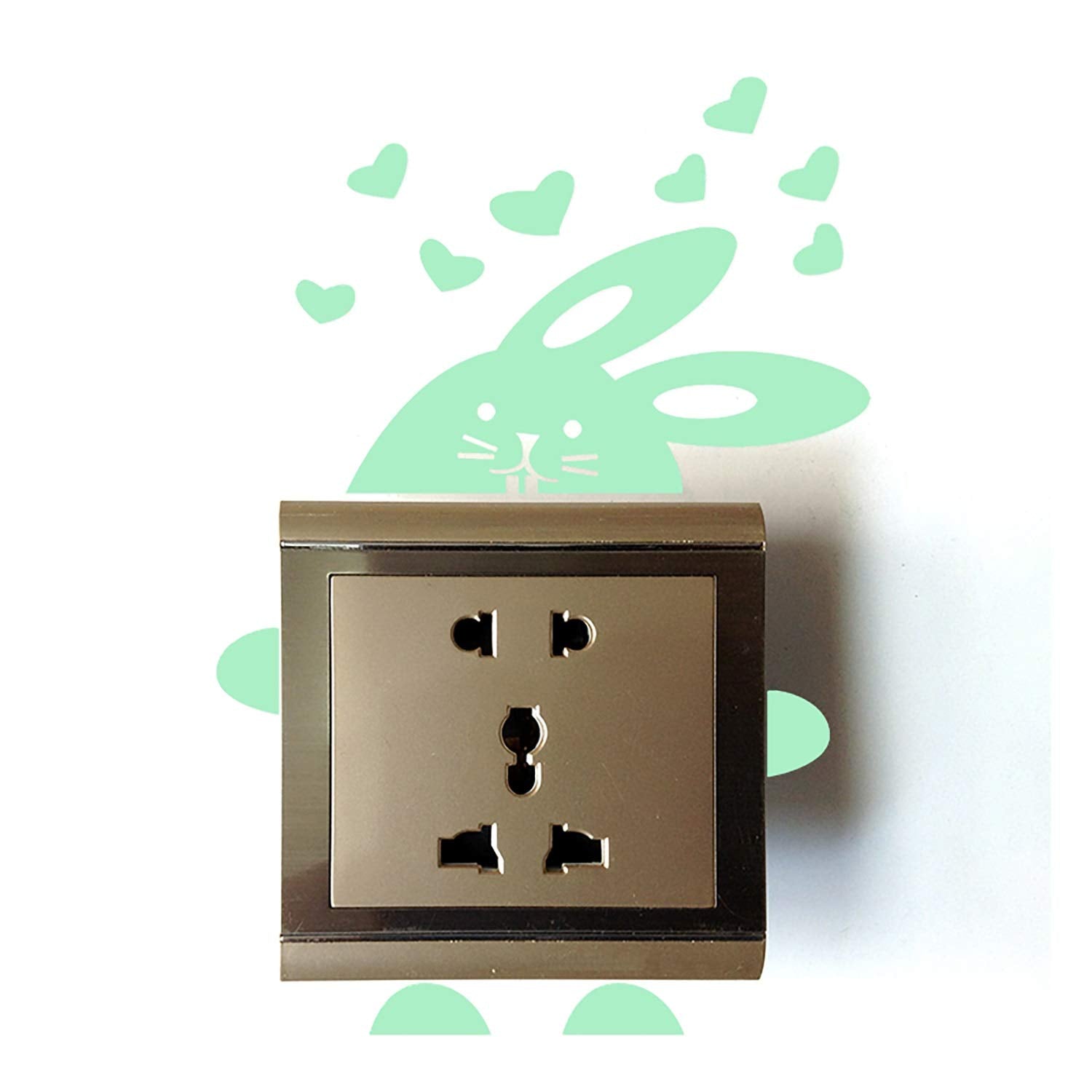 Nacnic Pegatinas De Pared Brillantes De Gato Corazones Fluorescentes