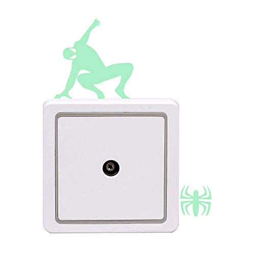 Nacnic Pegatinas De Pared Fluorescentes De Spiderman