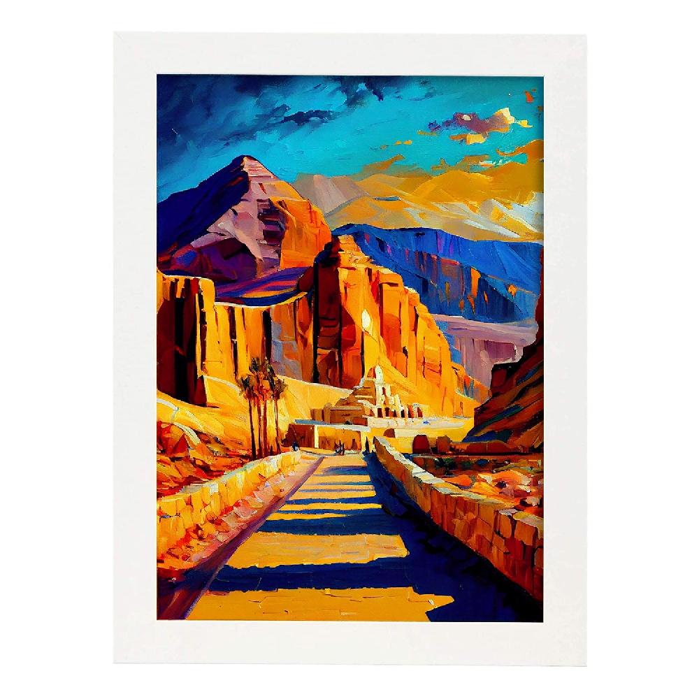 Nacnic Pintura Al Óleo Nacnic Valle De Los Reyes Luxor Egipto