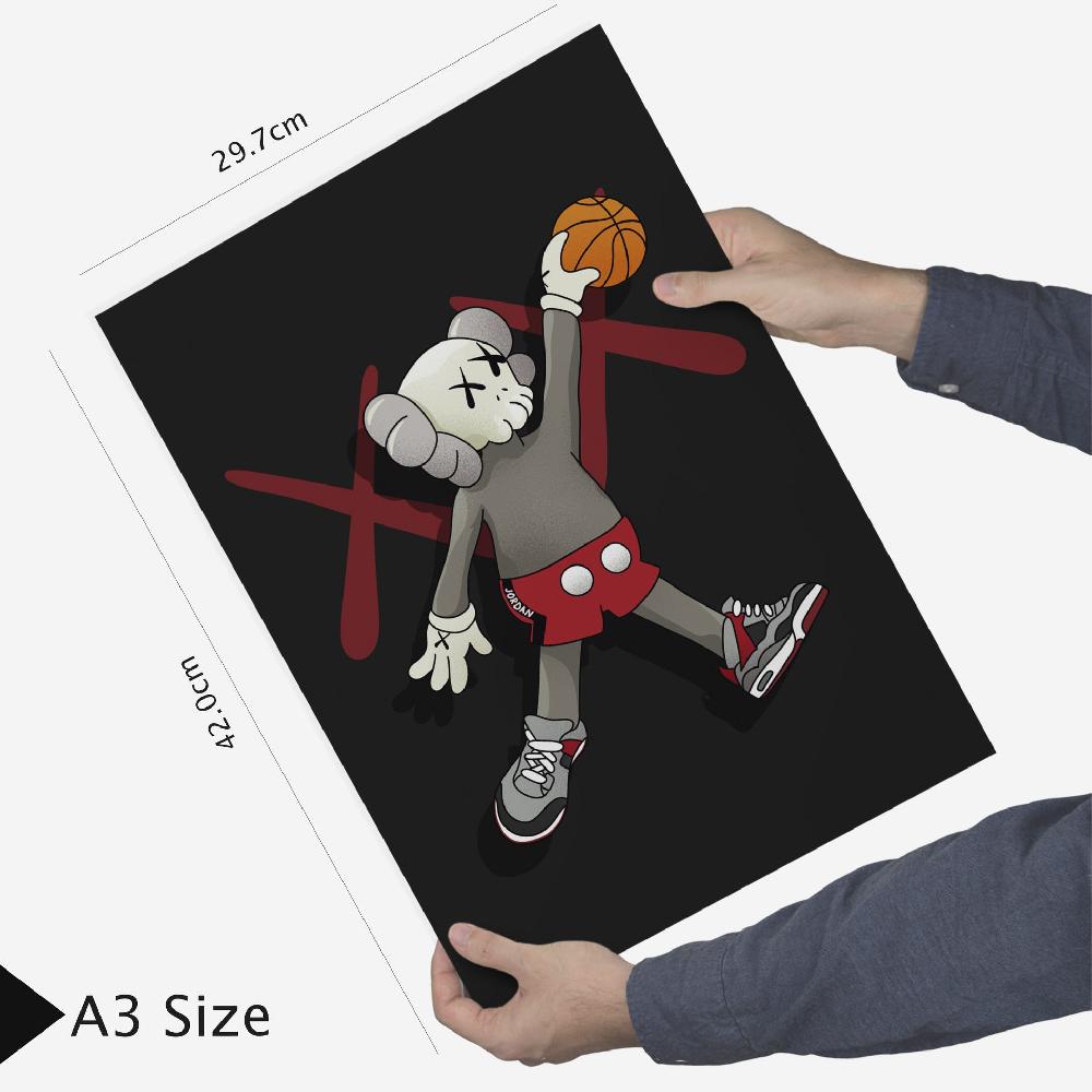 Nacnic Póster De Baloncesto Icono King James Jordan Nike