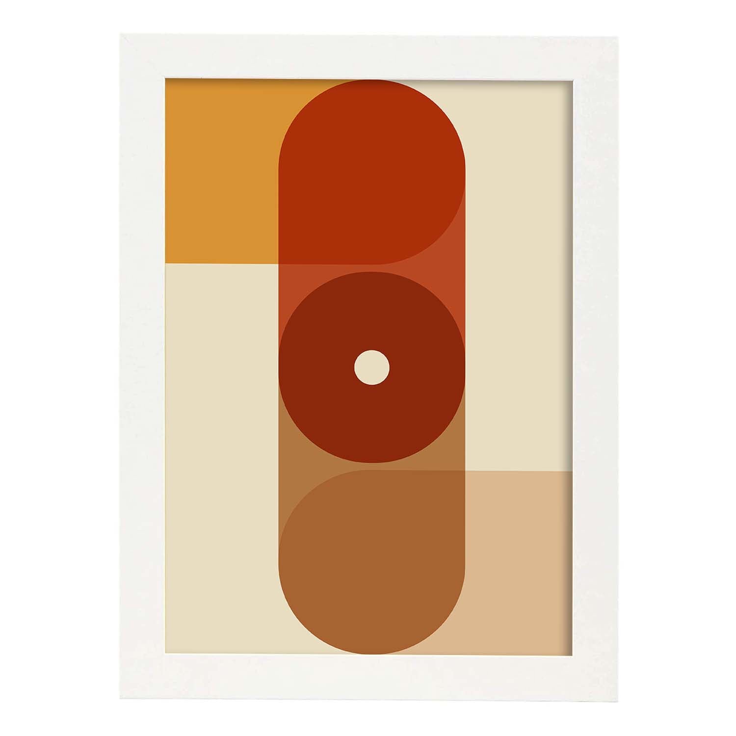 Nacnic Póster De Constructivismo Abstracto Colorido