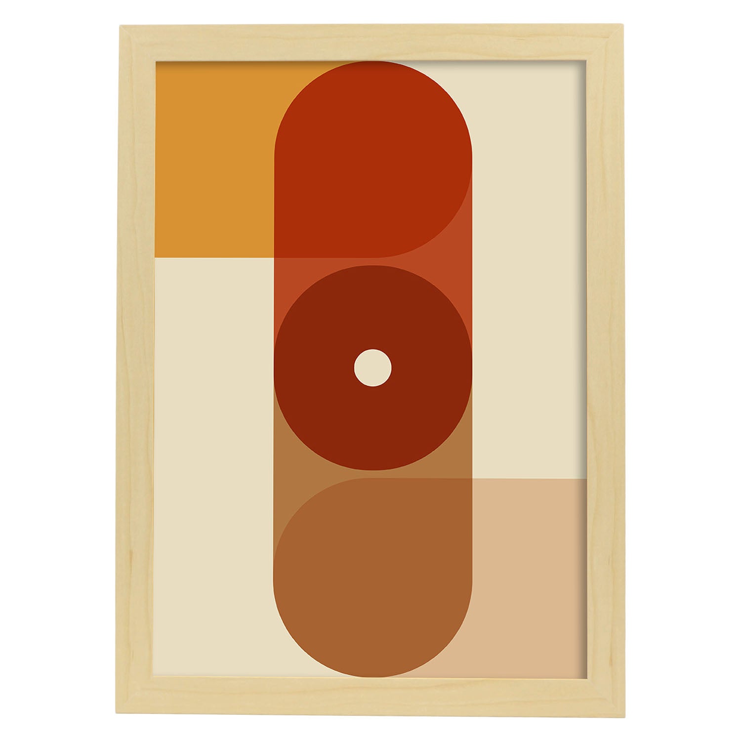 Nacnic Póster De Constructivismo Abstracto Colorido
