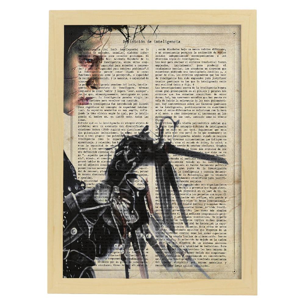 Nacnic Póster De Eduardo Manos-Tijeras Y Personajes Importantes