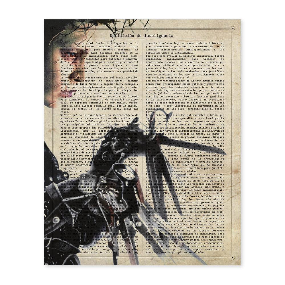 nacnic Póster de Eduardo Manos-Tijeras y Personajes Importantes