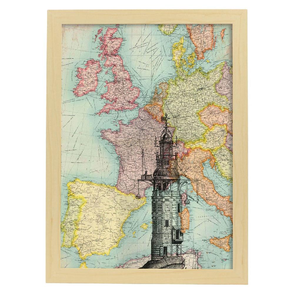 Nacnic Póster De Faro En África Con Imágenes Vintage