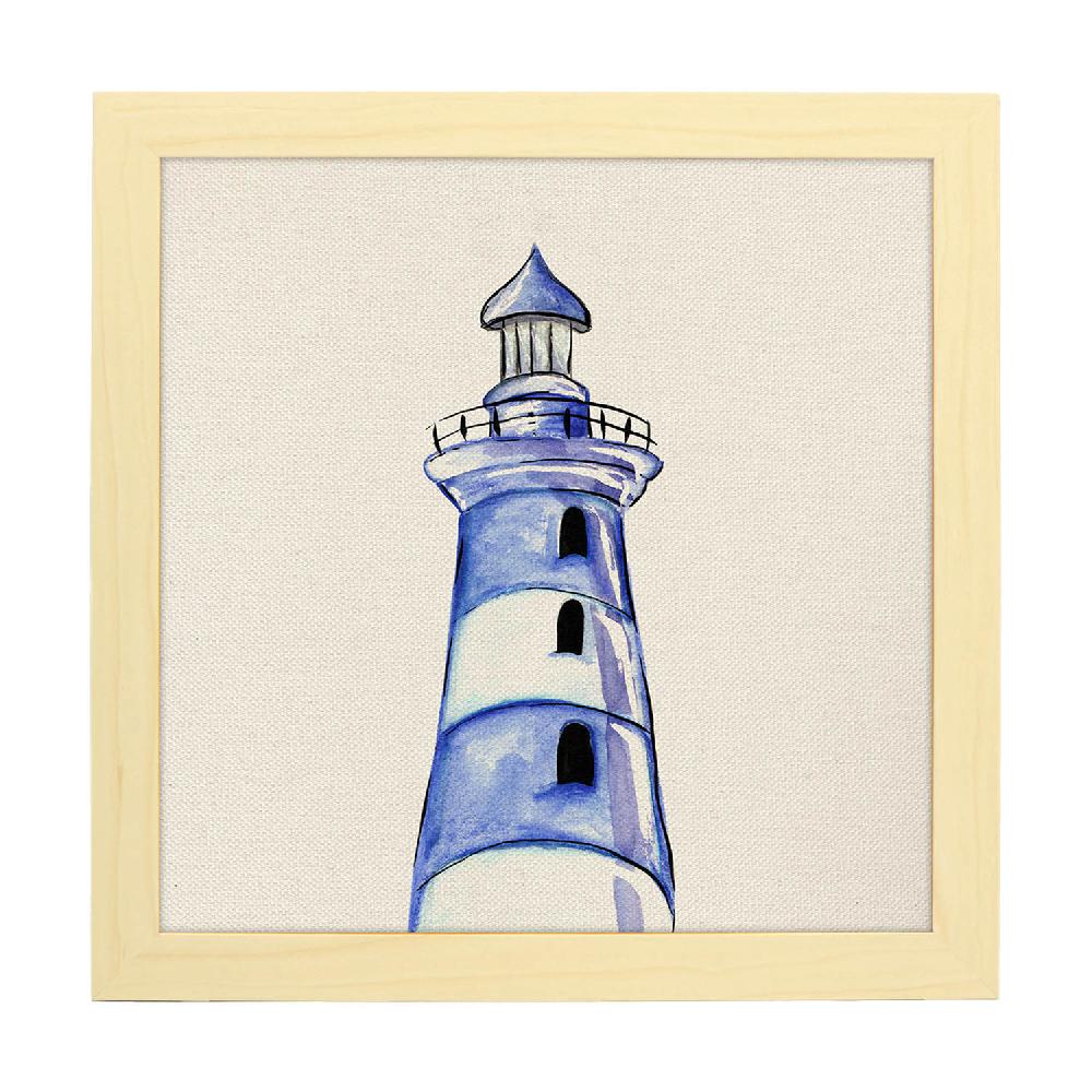 Nacnic Póster De Faro Encantado Con Dibujos Del Mar