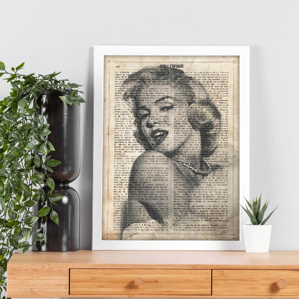 Nacnic Póster De Marilyn Monroe Y Personajes Importantes