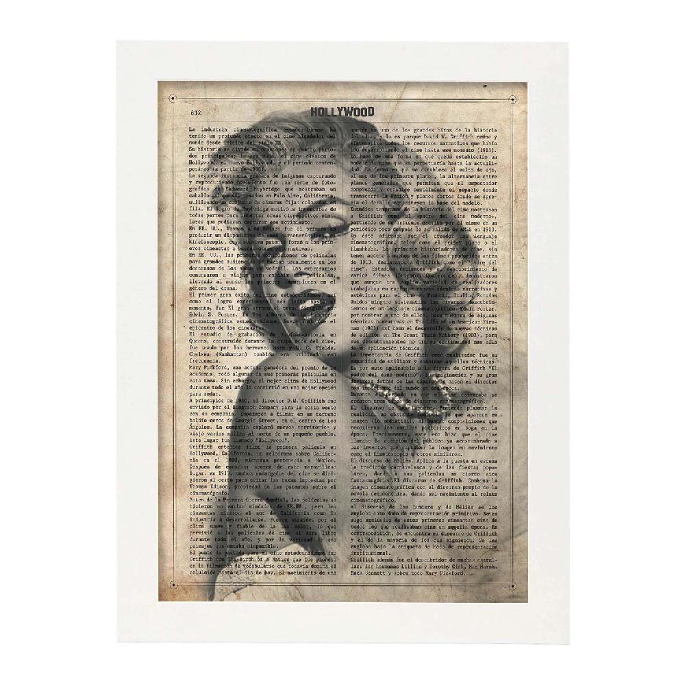 Nacnic Póster De Marilyn Monroe Y Personajes Importantes