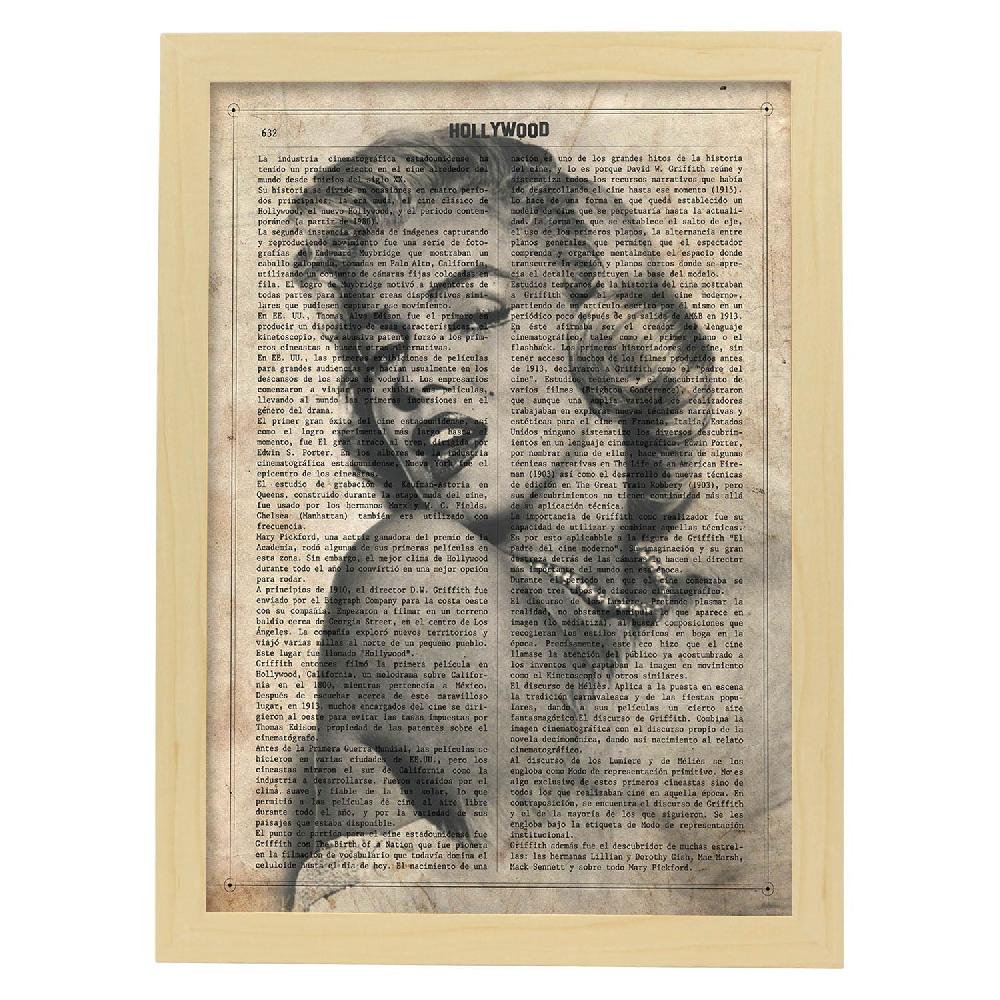 Nacnic Póster De Marilyn Monroe Y Personajes Importantes