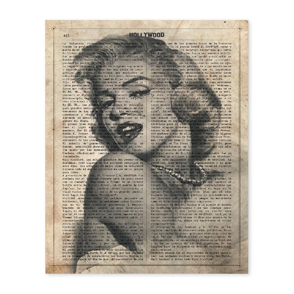 nacnic Póster de Marilyn Monroe y Personajes Importantes