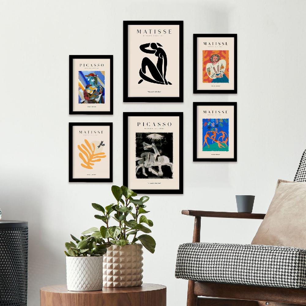 Nacnic Póster De Picasso Y Matisse. Pinturas Abstractas. Arte Fauvismo Y Surrealismo