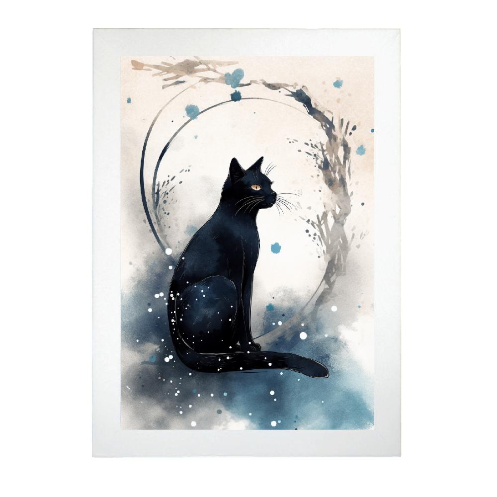 Nacnic Póster De Pintura Surrealista Japonesa Sumi-E