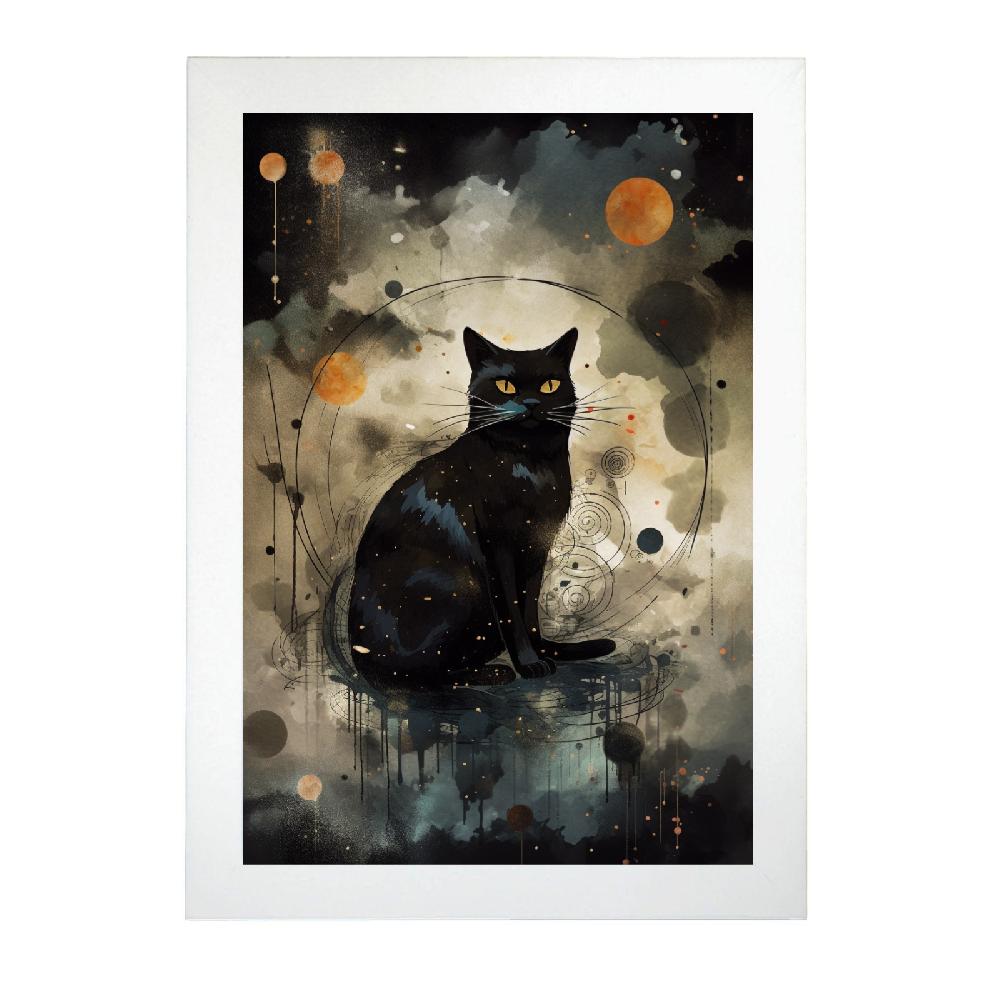 Nacnic Póster De Pintura Surrealista Sumi-E Japonés