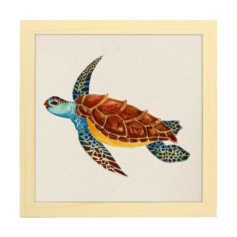 Nacnic Póster De Tortuga Viajera Con Dibujos De Ranas Y Tortugas
