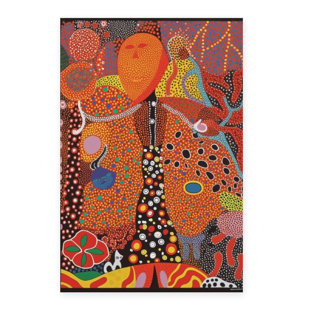 Nacnic Póster Detallado De Naturaleza Por Yayoi Kusama