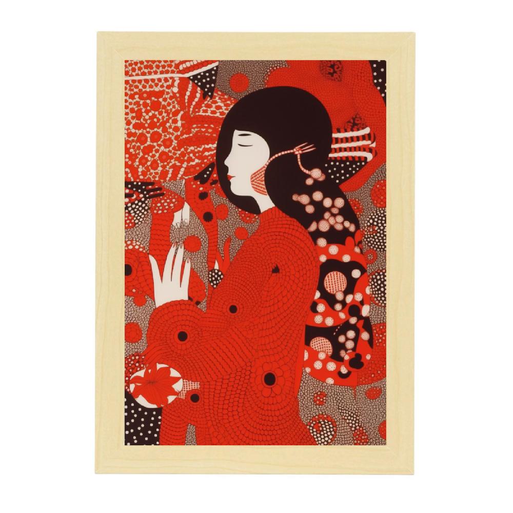 Nacnic Póster Detallado De Yayoi Kusama: Explorando El Infinito