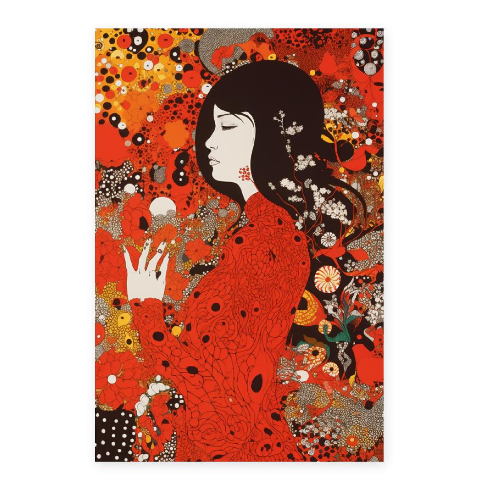 Nacnic Póster Detalles En Abundancia De Yayoi Kusama