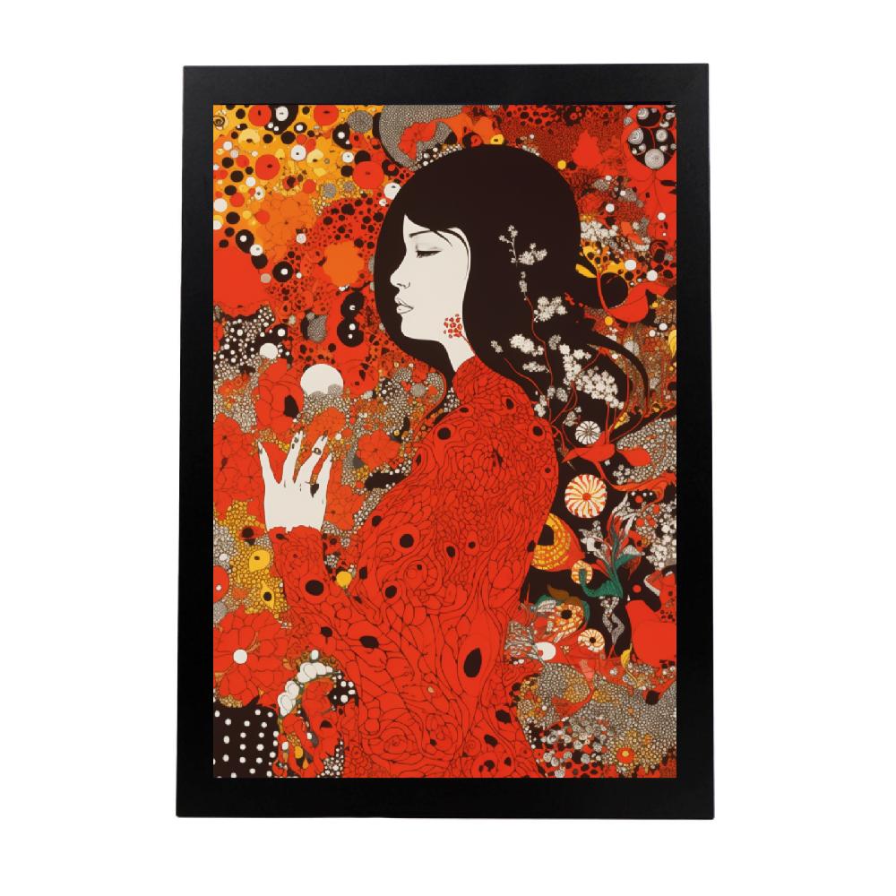 nacnic Póster Detalles en Abundancia de Yayoi Kusama