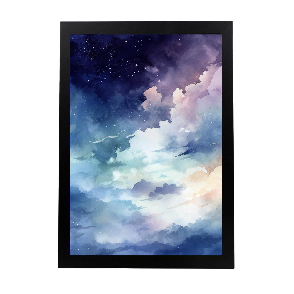 nacnic Póster Estético de Espacio Natural Pintado a Mano
