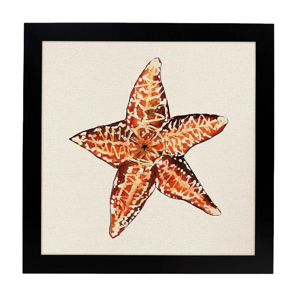 Nacnic Póster Ilustrado De Estrella De Mar Y Océano