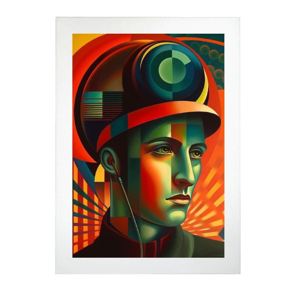 Nacnic Póster Umberto Bocionni Con Niebla Y Sombrero