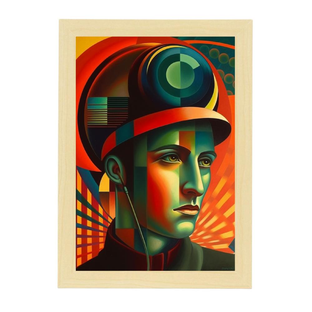 Nacnic Póster Umberto Bocionni Con Niebla Y Sombrero