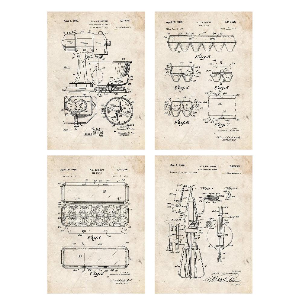 nacnic Preparado para cocinar - Lámina Vintage de 250 gr