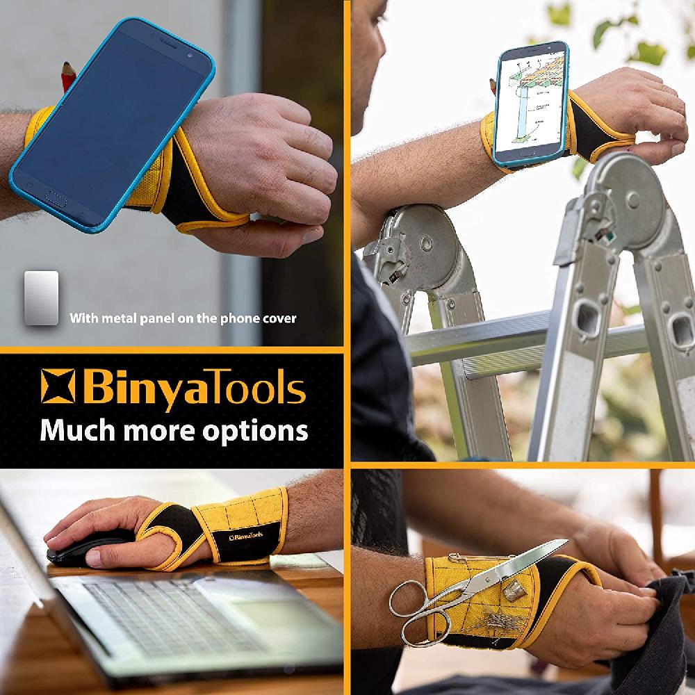 Nacnic Pulsera Magnética BINYATOOLS Con Imanes Fuertes Para Herramientas