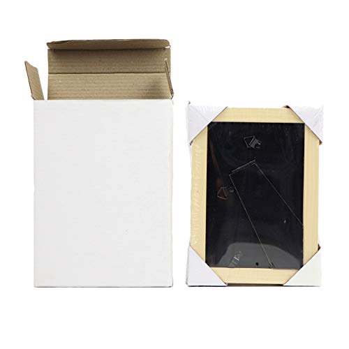 Nacnic Set 4 Marcos Nogal Para Fotos De MDF Y Plexiglas Para Colgar O Apoyar