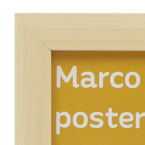 Nacnic Set 4 Marcos Nogal Para Fotos Robustos De MDF Y Plexiglas Para Colgar O Apoyar Vertical U Horizontal