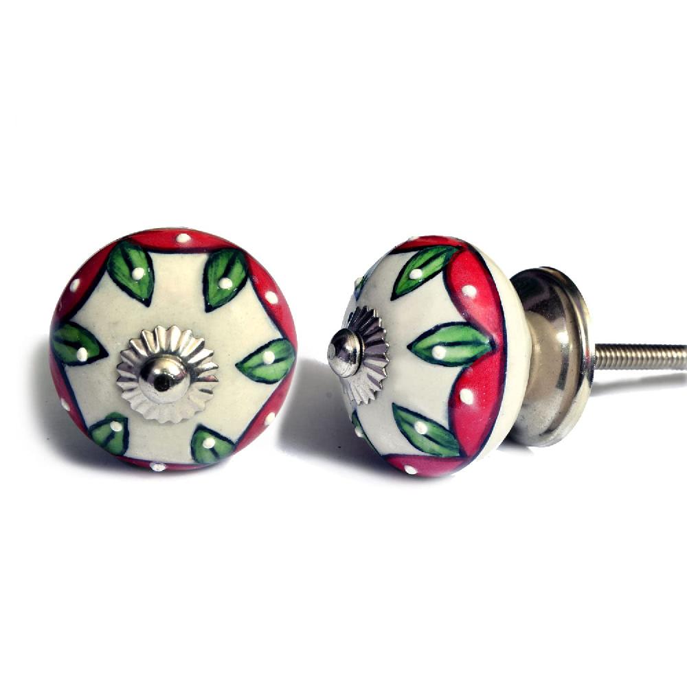 Nacnic Set De 20 Pomos Tiradores De Cerámica Con Formas Flores Vintage Para Muebles