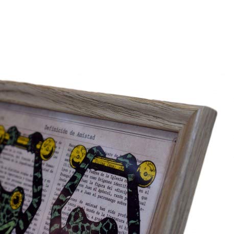 Nacnic Set De 24 Marcos De Madera Ocre Para Laminas