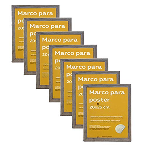 nacnic Set de 24 Marcos de Madera Ocre para Laminas