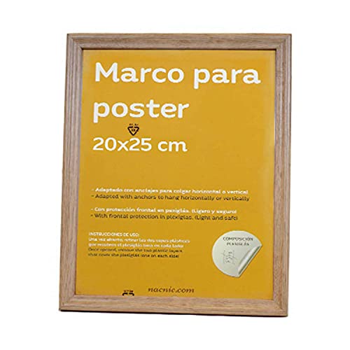 Nacnic Set De 24 Marcos De Madera Para Laminas En MDF Con Cristal Frontal