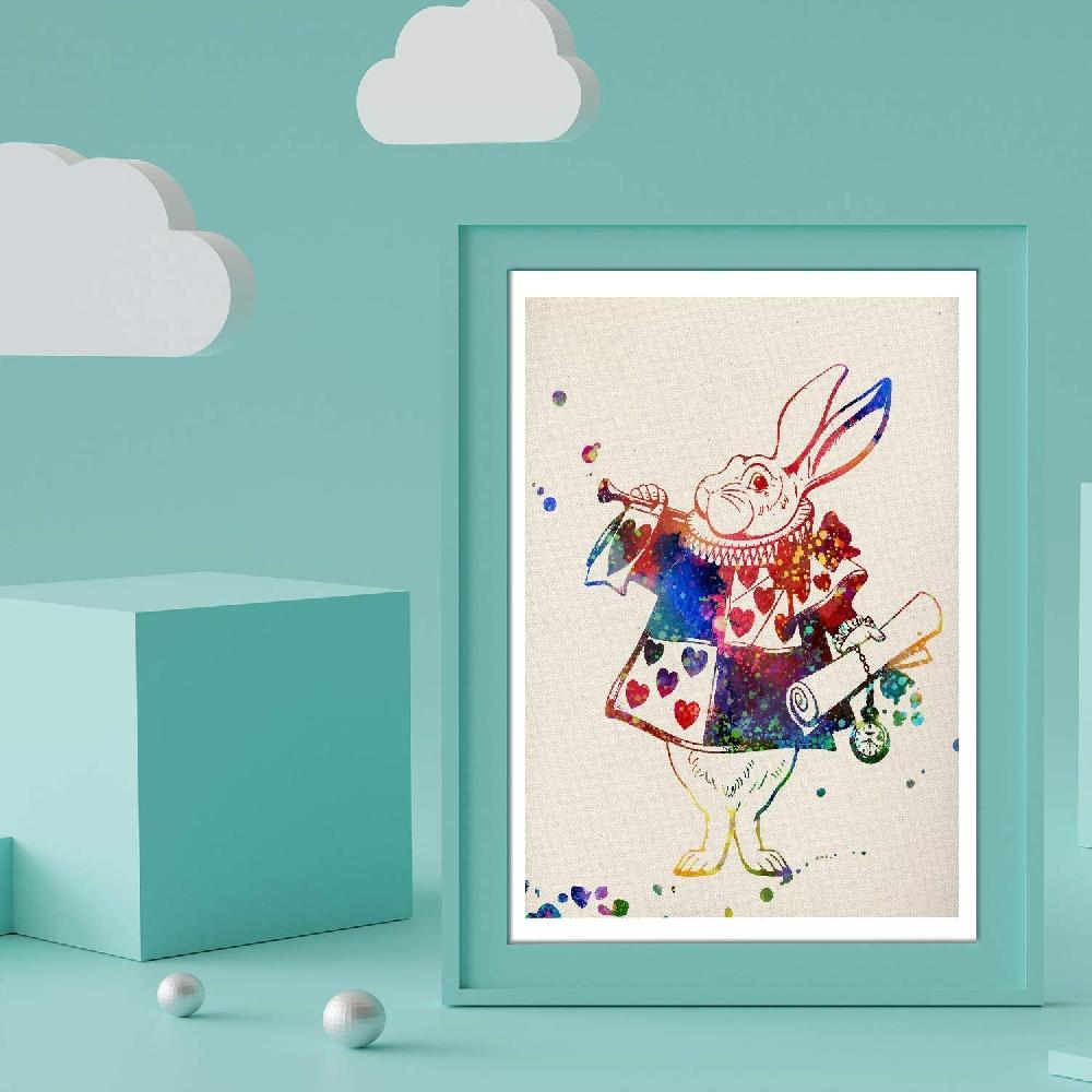 Nacnic Set De 3 Láminas Infantiles Alicia En El País De Las Maravillas