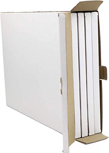 Nacnic Set De 4 Marcos Blancos Tamaño A3 (29.7x42cm). Marco De Color Blanco